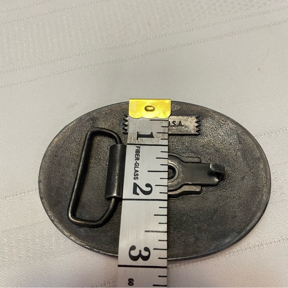 BullRider Vintage Pewter Belt Buckle - USA Made - Picture 3 of 7